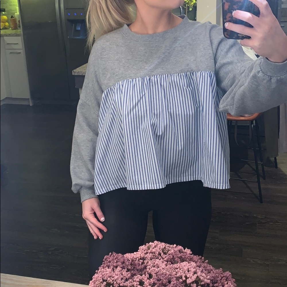 Striped Pullover Sweater